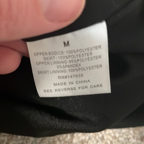 *HP* NWT Romeo & Juliet Couture Black & White Long Sleeve Lace Sheath Dress SZ M - Picture 9 of 10